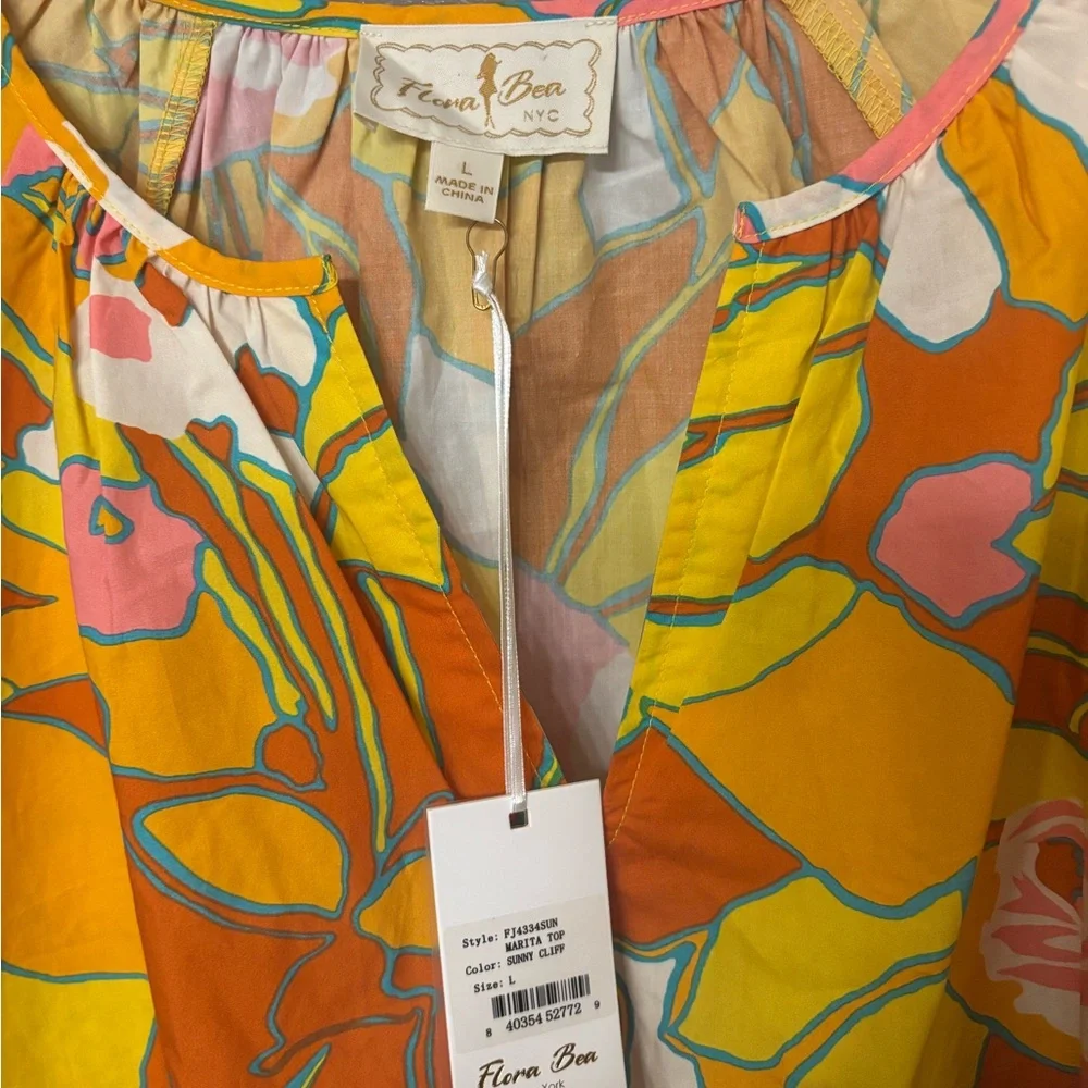 Floral Multicolor Women's Top - Picture 2 of 2